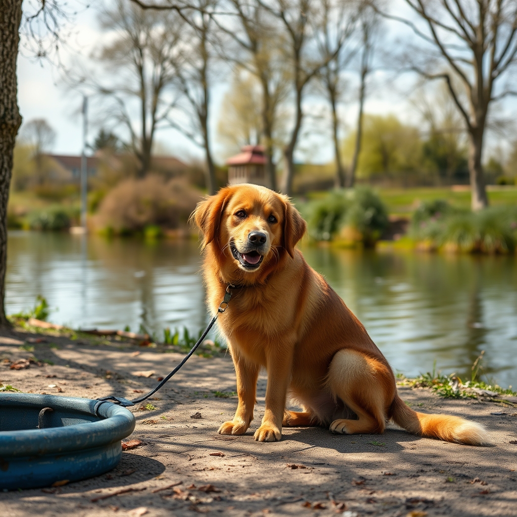 En Seine-et-Marne, une zone de baignade pour chien installée près d'un cours d'eau · Cyprien Iov chez Provins : actu loc